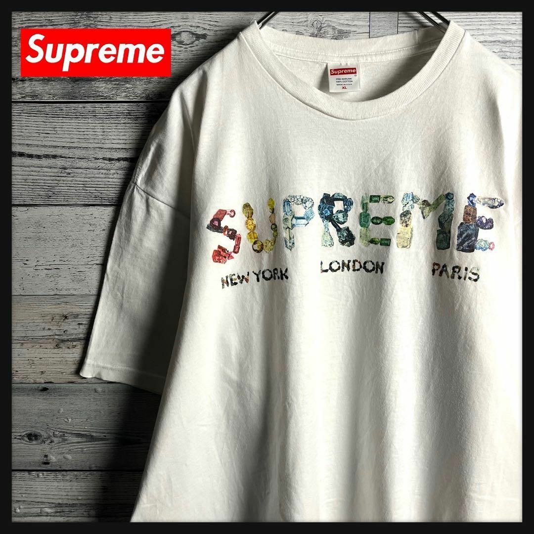 Supreme(シュプリーム)の【希少XLサイズ】シュプリーム☆ビッグロゴ定番カラー半袖Tシャツ　定番カラー メンズのトップス(Tシャツ/カットソー(半袖/袖なし))の商品写真