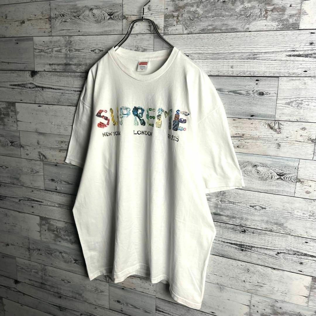 Supreme(シュプリーム)の【希少XLサイズ】シュプリーム☆ビッグロゴ定番カラー半袖Tシャツ　定番カラー メンズのトップス(Tシャツ/カットソー(半袖/袖なし))の商品写真