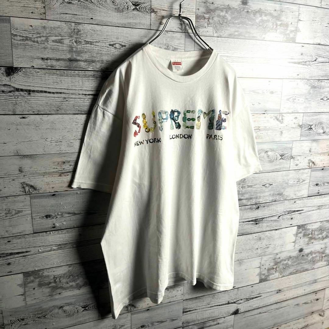 Supreme(シュプリーム)の【希少XLサイズ】シュプリーム☆ビッグロゴ定番カラー半袖Tシャツ　定番カラー メンズのトップス(Tシャツ/カットソー(半袖/袖なし))の商品写真