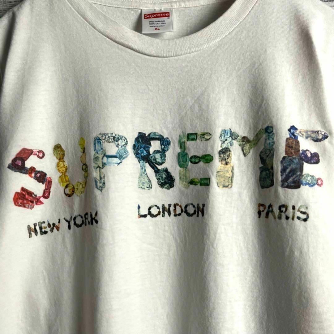 Supreme(シュプリーム)の【希少XLサイズ】シュプリーム☆ビッグロゴ定番カラー半袖Tシャツ　定番カラー メンズのトップス(Tシャツ/カットソー(半袖/袖なし))の商品写真