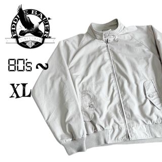 Eddie Bauer - 希少XL★エディーバウアー 80s~90s VINTAGE ハリントンジャケット