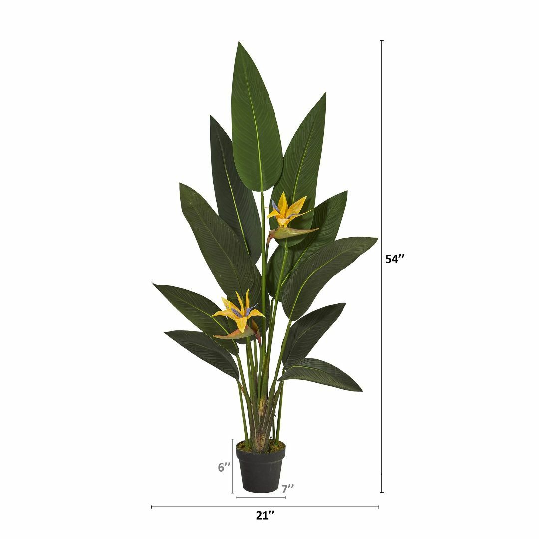 Nearly Natural 人工観葉植物 極楽鳥花 リアルタッチ 1.4m 【 その他のその他(その他)の商品写真