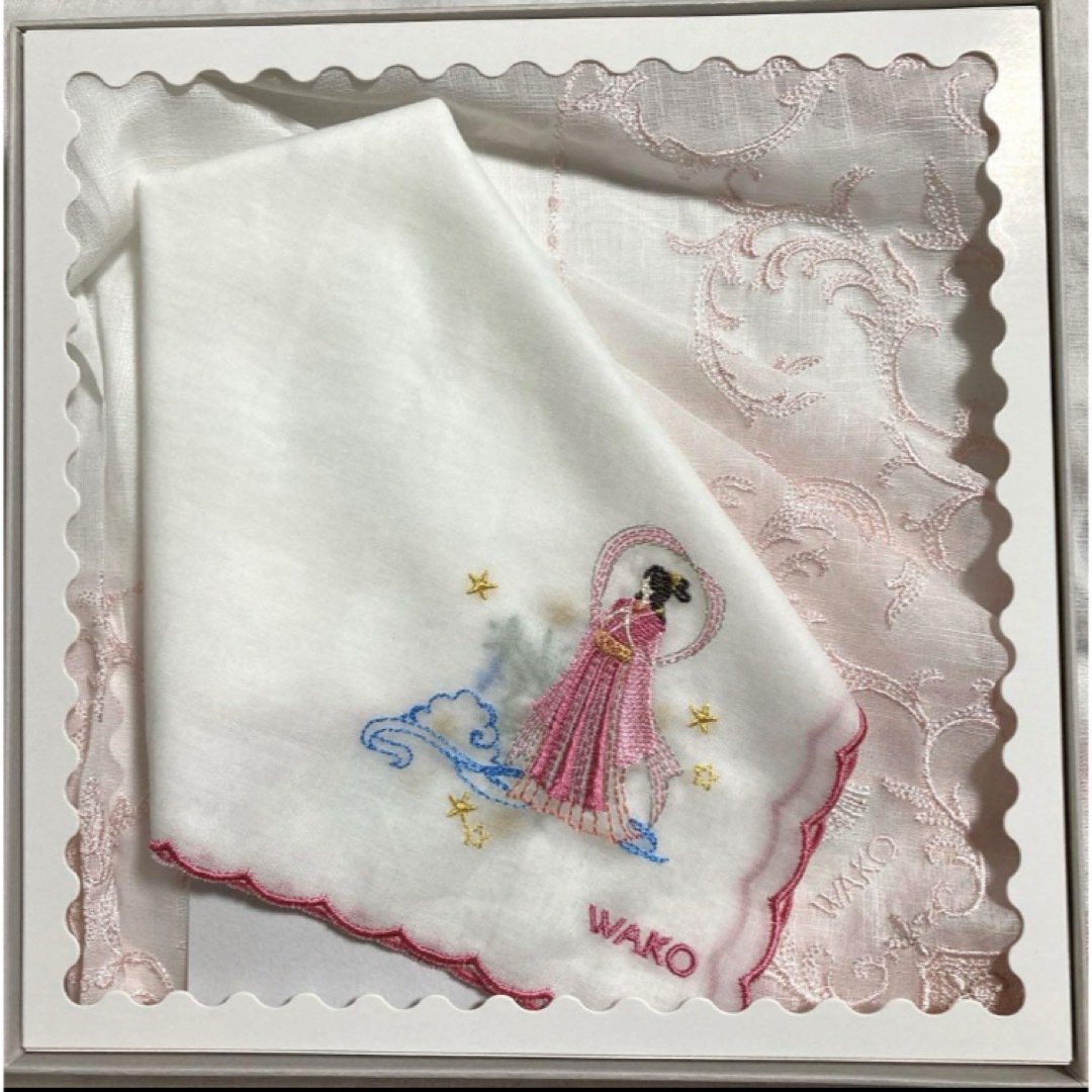 WAKO ハンカチセット　織姫　箱入り レディースのファッション小物(ハンカチ)の商品写真