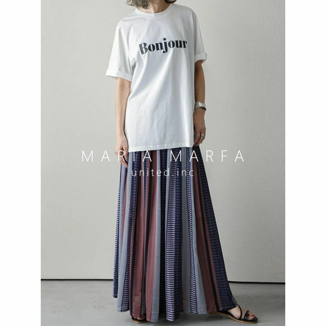 【色: Hタイプ】[MARIA MARFA] 9色カラー ストライプ スカート  レディースのファッション小物(その他)の商品写真