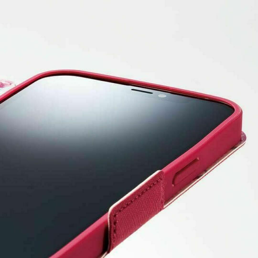 エレコム iPhone 14・13 手帳型ケース ソフトレザーカバー ピンク スマホ/家電/カメラのスマホアクセサリー(iPhoneケース)の商品写真