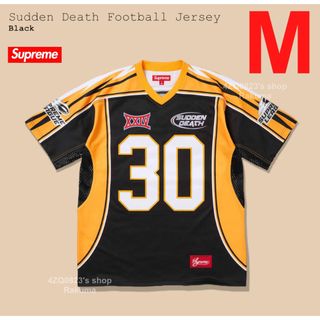 シュプリーム(Supreme)のSupreme Sudden Death Football Jersey 黒 M(ジャージ)