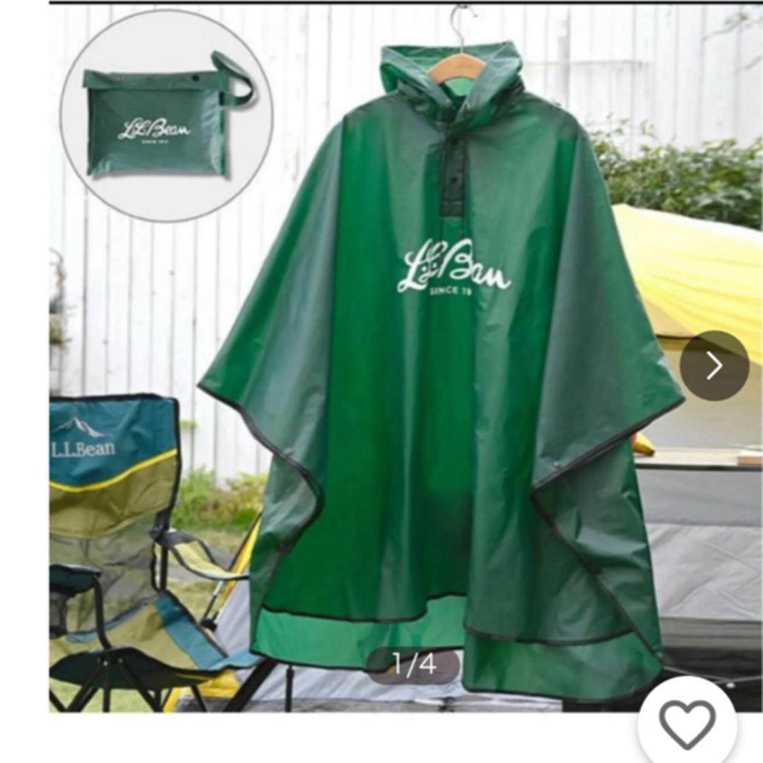 L.L.Bean(エルエルビーン)のL.L.bean  エルエルビーン  レインポンチョ 未開封  レディースのファッション小物(レインコート)の商品写真