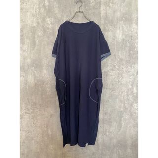 【SALE】468一丸東京　半袖ワンピース(ロングワンピース/マキシワンピース)