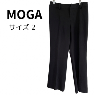 モガ(MOGA)のMOGA モガ スラックス パンツ ブラック ゆったり ワイドパンツ (カジュアルパンツ)