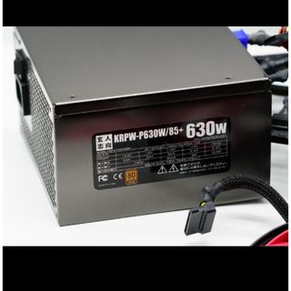 クロウトシコウ(玄人志向)の玄人志向 630W ATX電源 KRPW-P630W/85+(PCパーツ)