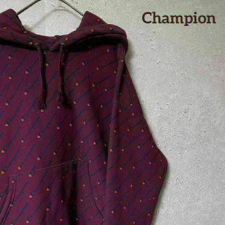 チャンピオン(Champion)のChampion チャンピオン パーカー 総柄 リバースウィーブ XL(パーカー)