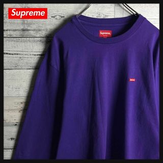 シュプリーム(Supreme)の【希少デザイン】シュプリーム☆ スモールボックスロゴ入り ロンT(Tシャツ/カットソー(七分/長袖))