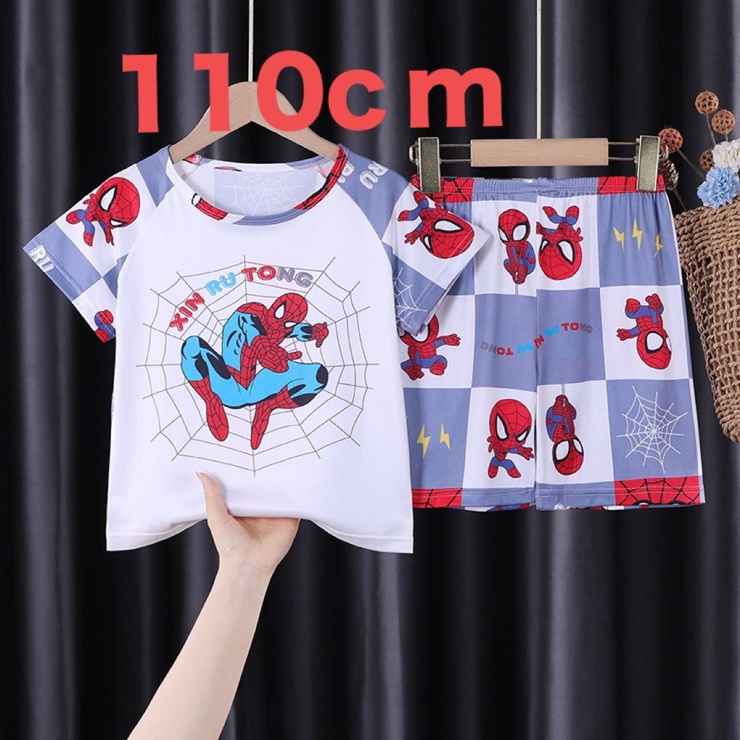 夏物　男の子パジャマ　110cm   半袖セット　部屋着 キッズ/ベビー/マタニティのキッズ服男の子用(90cm~)(パジャマ)の商品写真