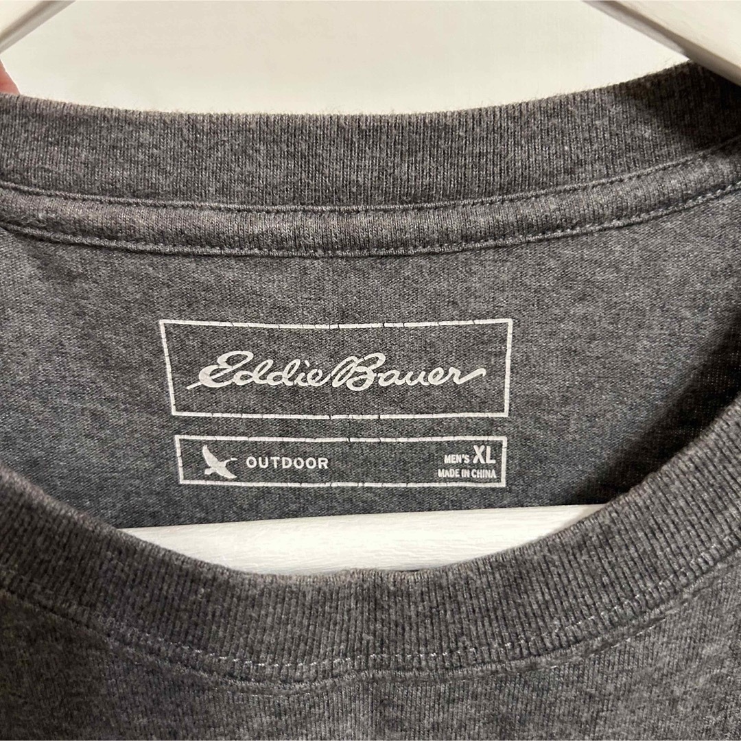 Eddie Bauer(エディーバウアー)のEDDIE BAUER＊エディーバウアー トラウト Tシャツ グレー XL メンズのトップス(Tシャツ/カットソー(半袖/袖なし))の商品写真