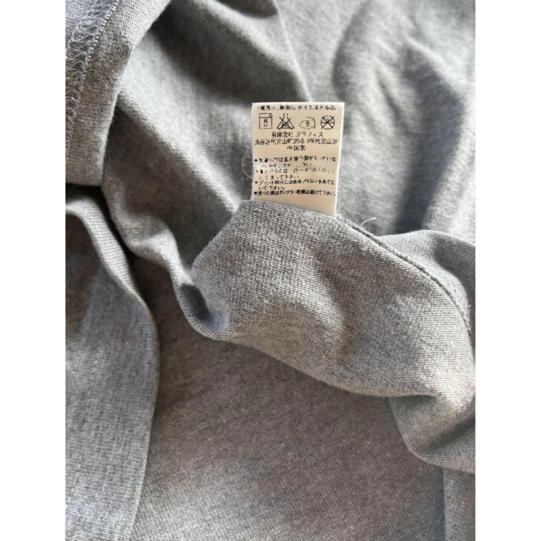 Design Tshirts Store graniph(グラニフ)のグラニフ  リス　グレーTシャツ トップス　 S メンズのトップス(Tシャツ/カットソー(半袖/袖なし))の商品写真