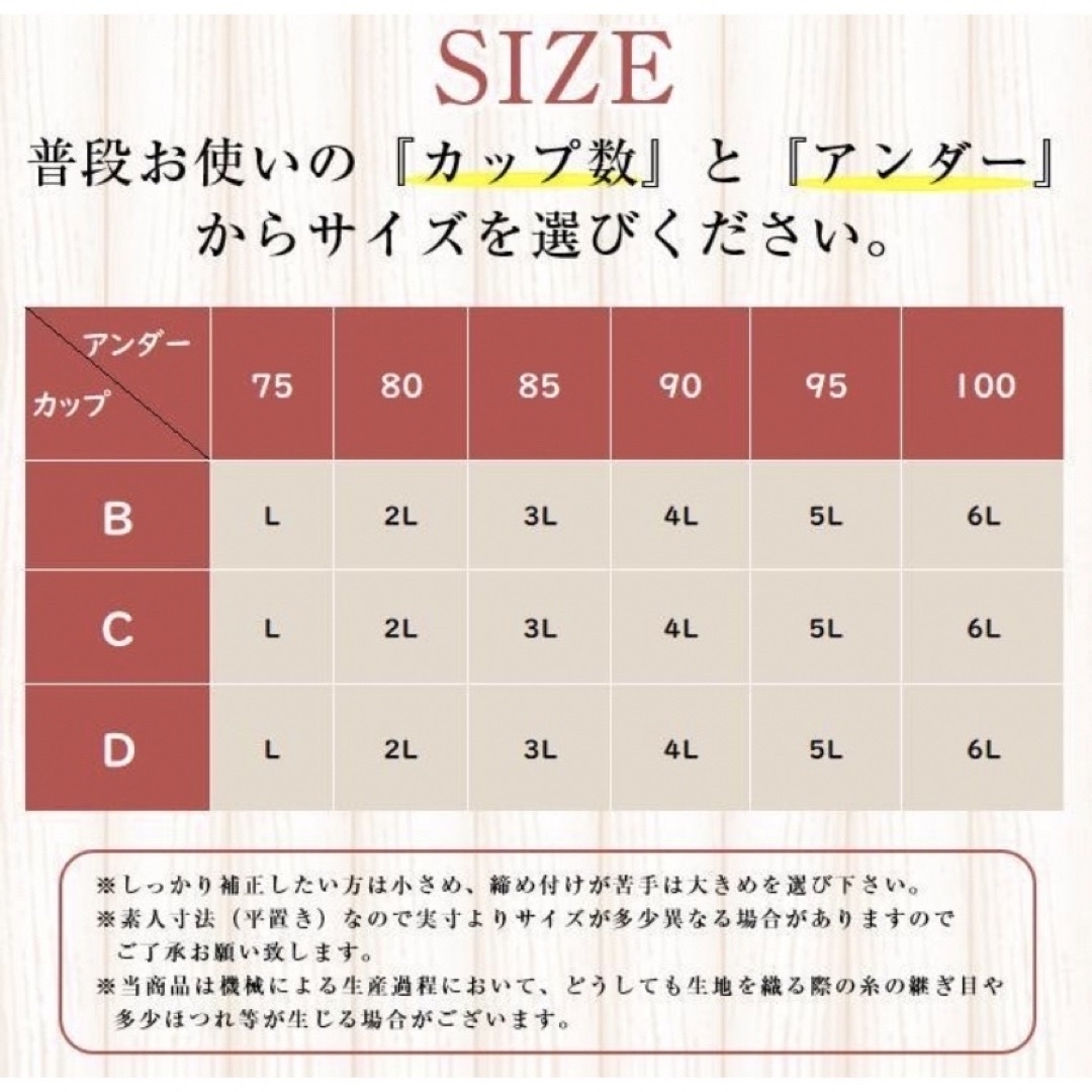 大きいサイズシームレスブラ　新品　未開封　5Lブラジャー　大きいサイズ下着　4色 レディースの下着/アンダーウェア(その他)の商品写真