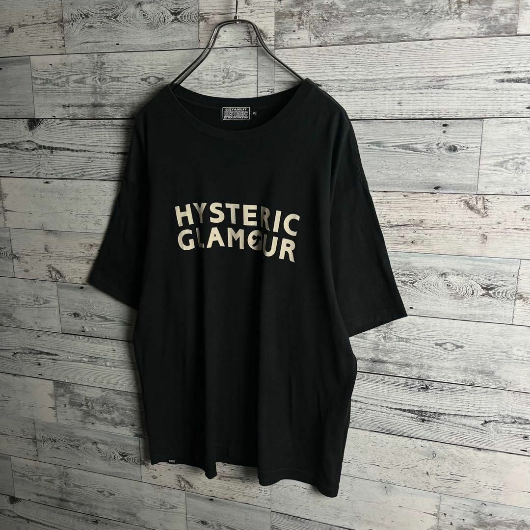 HYSTERIC GLAMOUR(ヒステリックグラマー)の【希少XLサイズ】ヒステリックグラマー☆センタービッグプリントロゴ入りTシャツ メンズのトップス(Tシャツ/カットソー(半袖/袖なし))の商品写真