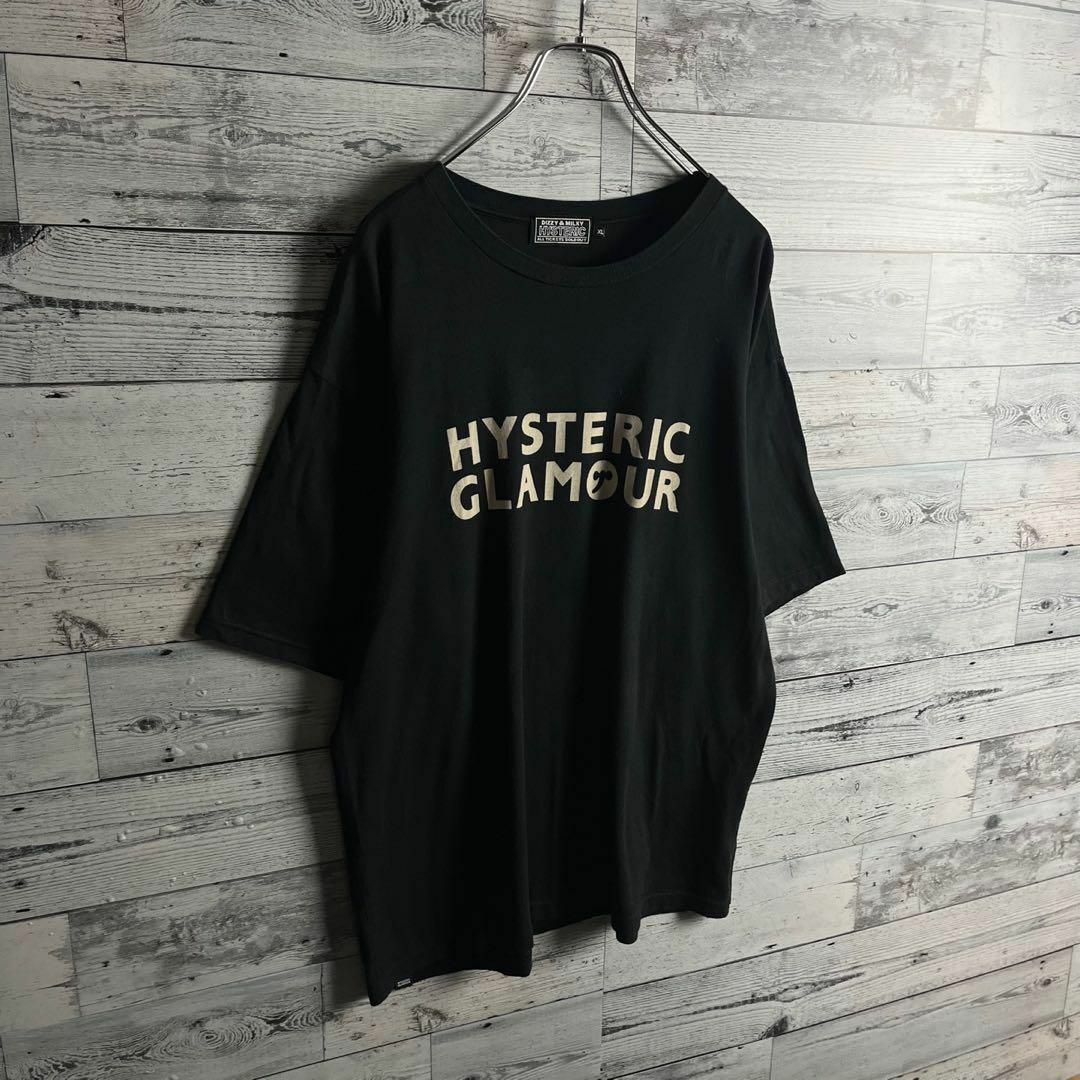 HYSTERIC GLAMOUR(ヒステリックグラマー)の【希少XLサイズ】ヒステリックグラマー☆センタービッグプリントロゴ入りTシャツ メンズのトップス(Tシャツ/カットソー(半袖/袖なし))の商品写真