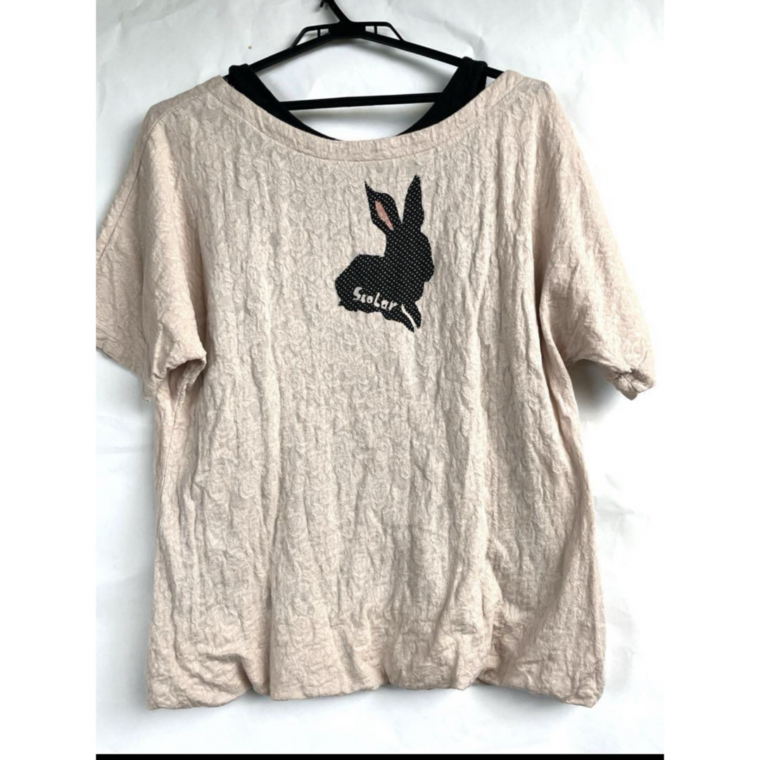 ScoLar(スカラー)のスカラー　うさぎ　トップス レディースのトップス(Tシャツ(長袖/七分))の商品写真