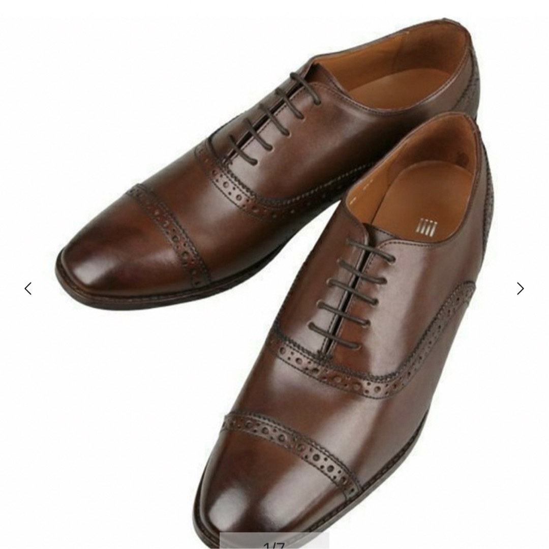 スーツセレクト ビジネスシューズ 本革 ブラウン メンズの靴/シューズ(ドレス/ビジネス)の商品写真