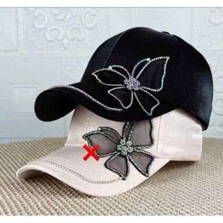 春、夏、秋の野球帽の女性の韓国スタイルのラインストーンの帽子素敵なピークキャップ(キャップ)