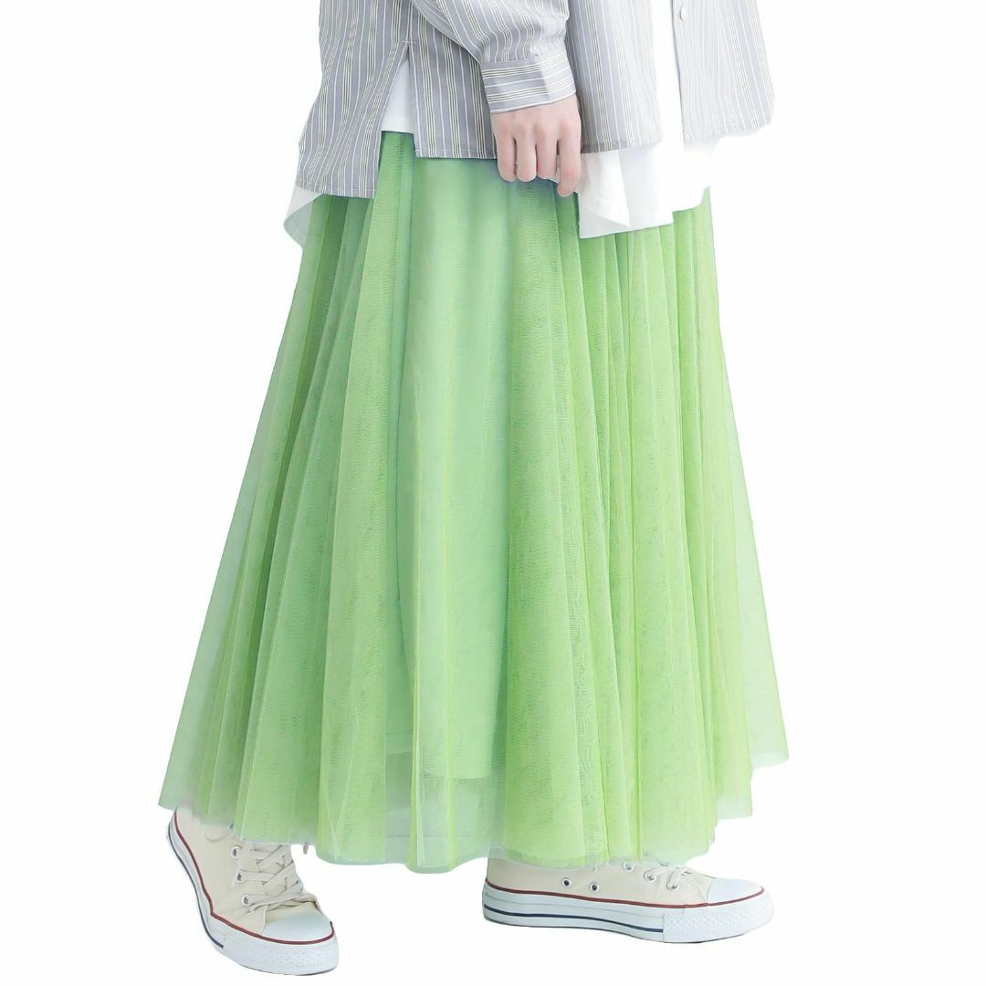 【色: ライトグリーン】[n'OrLABEL] オシャレウォーカー【配色ボリュー レディースのファッション小物(その他)の商品写真