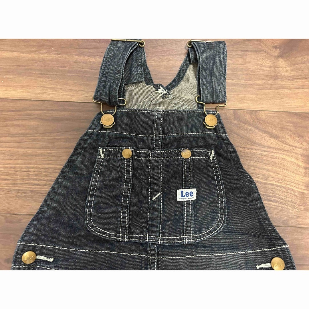 Lee(リー)のLee キッズ　オーバーオール　デニム　100サイズ キッズ/ベビー/マタニティのキッズ服男の子用(90cm~)(その他)の商品写真