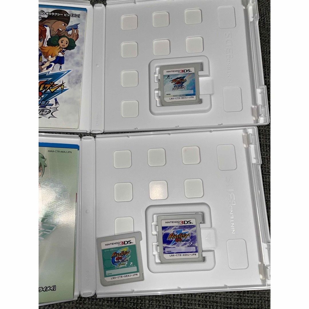 イナズマイレブン GO カセット3本セット エンタメ/ホビーのゲームソフト/ゲーム機本体(携帯用ゲームソフト)の商品写真
