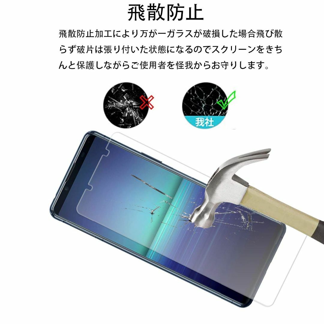 【人気商品】【2枚セット】KPNS 日本素材製 強化ガラス Xperia 5 I スマホ/家電/カメラのスマホアクセサリー(その他)の商品写真