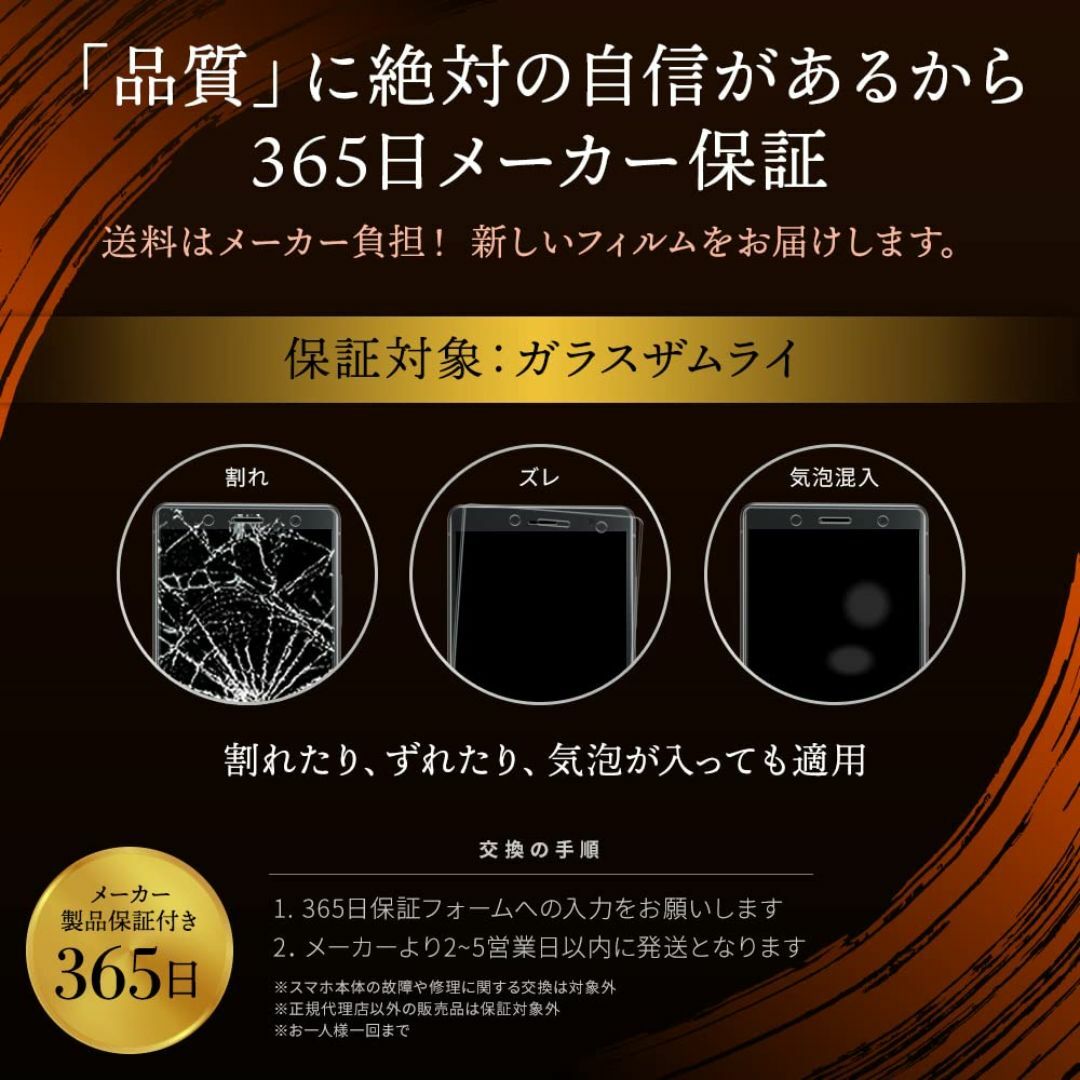 ガラスザムライ iPhone14 用 ガラスフィルム アンチグレア 硬度 10H スマホ/家電/カメラのスマホアクセサリー(その他)の商品写真