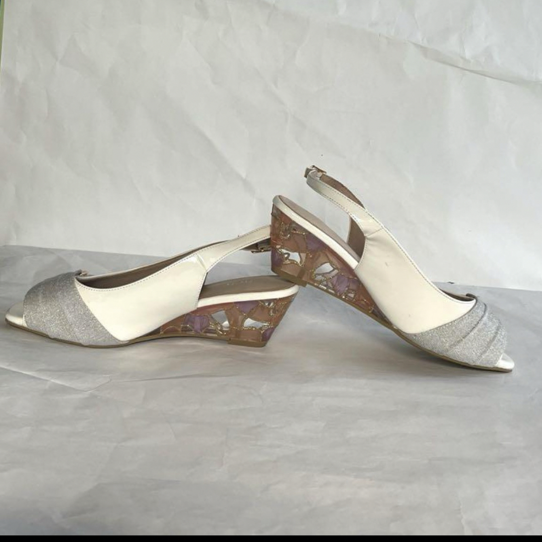 tehen キラキラサンダル　ミュール　パンプス レディースの靴/シューズ(サンダル)の商品写真