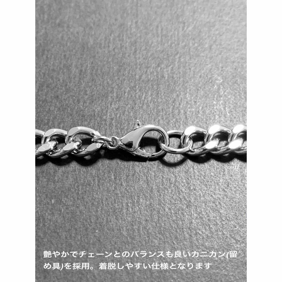 【喜平チェーンネックレス 6mm シルバー 55cm 1本】 メンズのアクセサリー(ネックレス)の商品写真