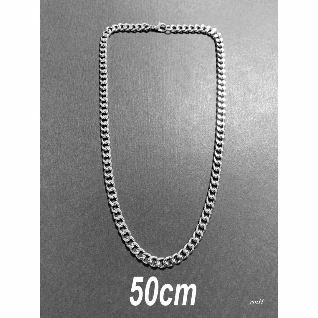 【喜平チェーンネックレス 6mm シルバー 50cm 1本】 メンズのアクセサリー(ネックレス)の商品写真