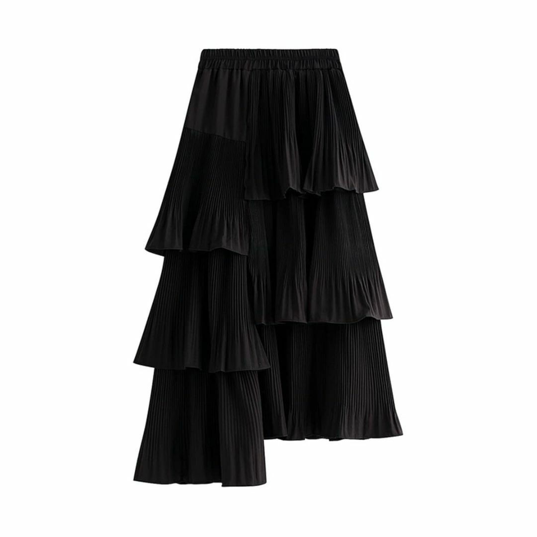 【色: ブラック】[Dulraxin] 不規則 体型カバー レディース ロング  レディースのファッション小物(その他)の商品写真