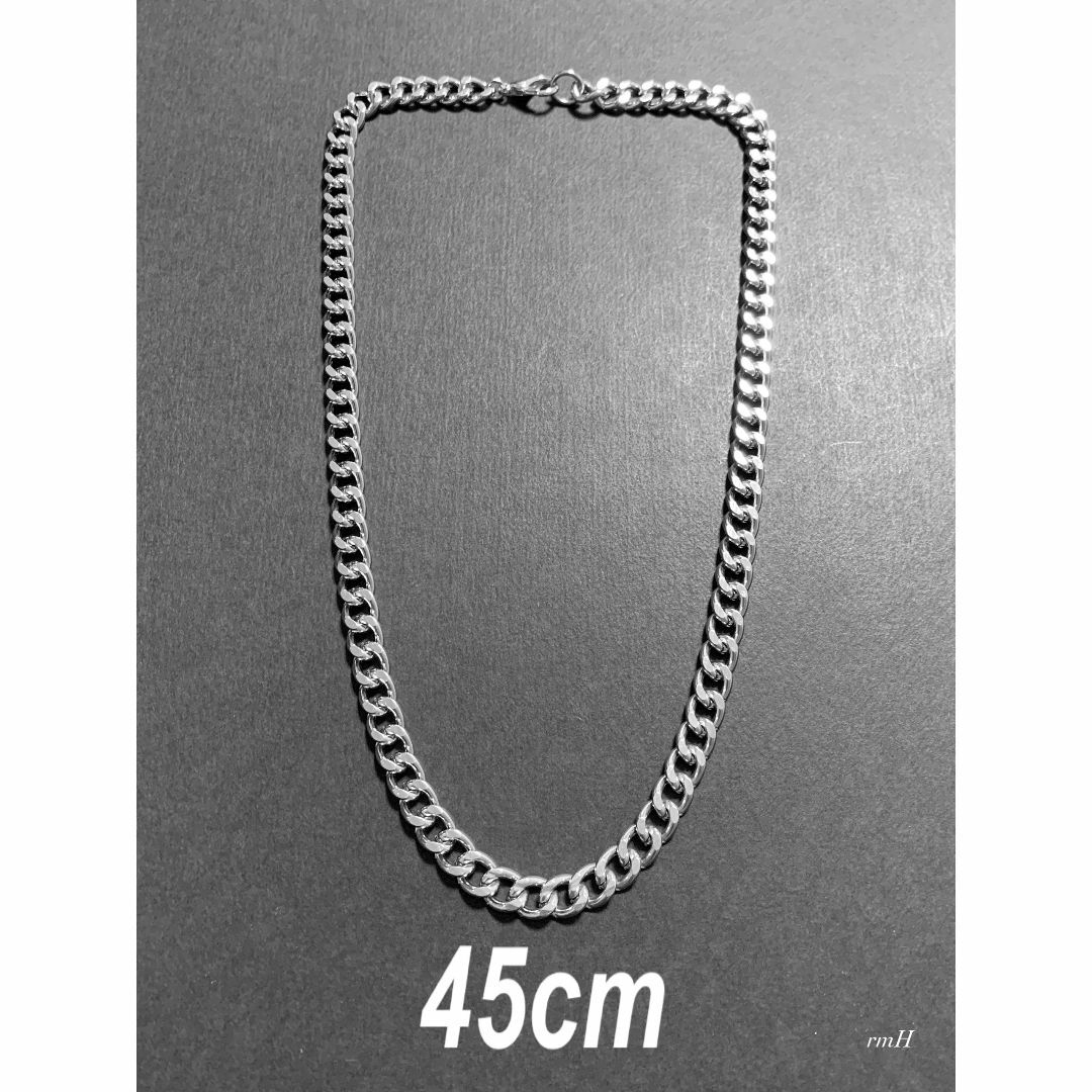 【喜平チェーンネックレス 6mm シルバー 45cm 1本】 メンズのアクセサリー(ネックレス)の商品写真