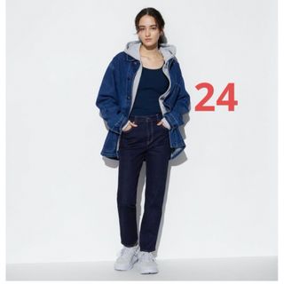 ユニクロ(UNIQLO)のユニクロ　ストレッチスリムアンクルジーンズ　標準丈(デニム/ジーンズ)