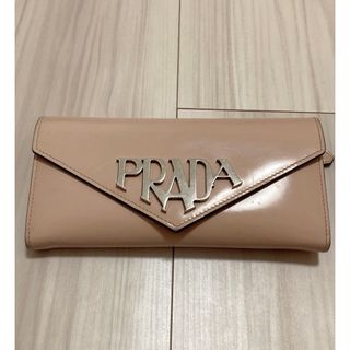 プラダ(PRADA)のPRADA♥長財布ピンク箱付き(財布)