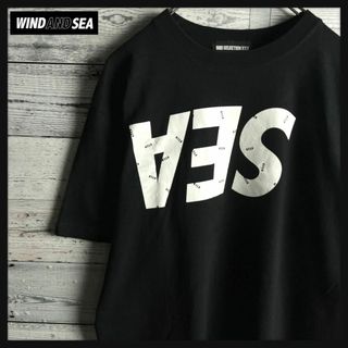 ウィンダンシー(WIND AND SEA)の【美品　限定コラボ】ウィンダンシー×ゴッドセレクション☆両面ロゴ入りTシャツ(Tシャツ/カットソー(半袖/袖なし))