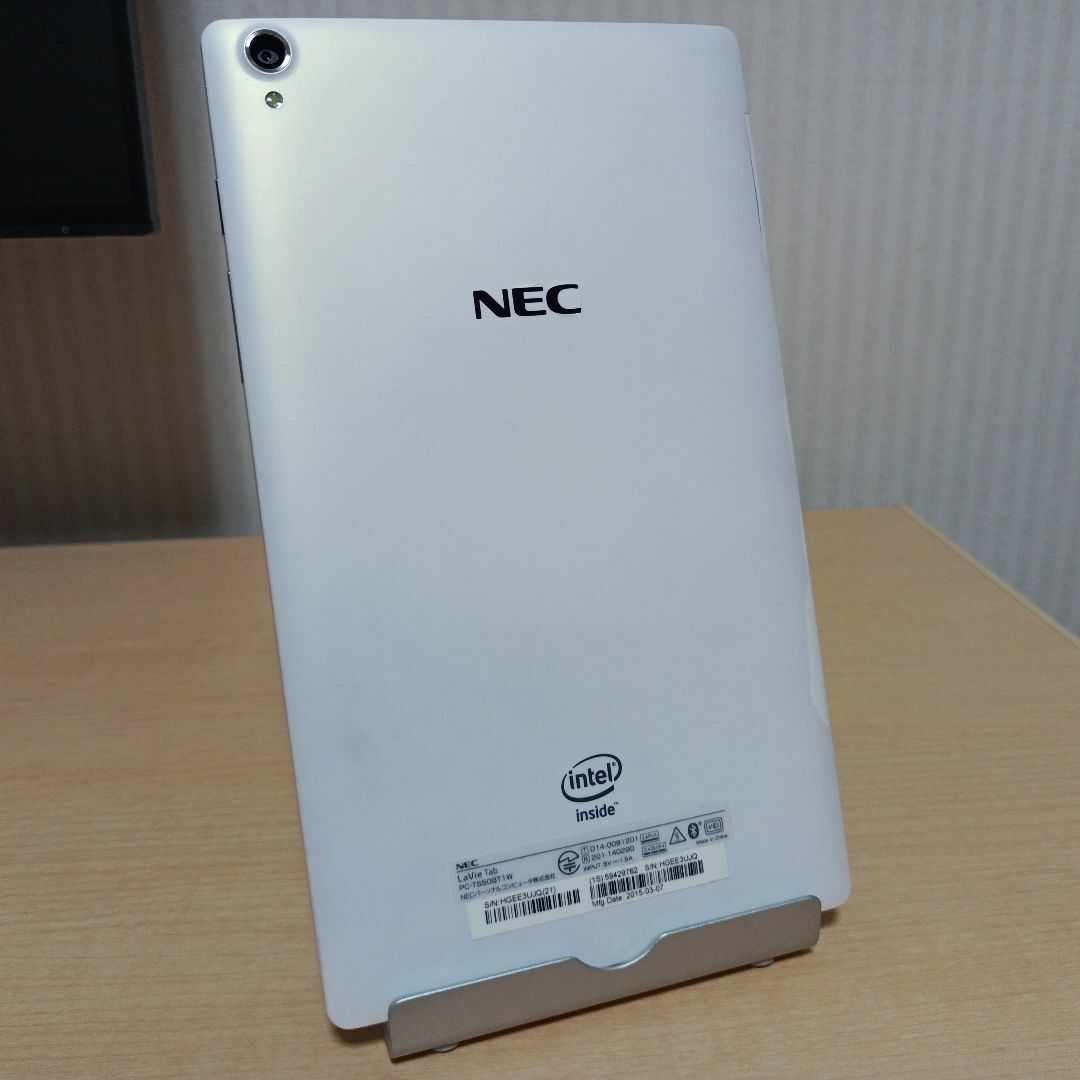 NEC(エヌイーシー)のNEC LaVie Tab S PC-TS508T1W 8インチ Wi-Fi スマホ/家電/カメラのPC/タブレット(タブレット)の商品写真