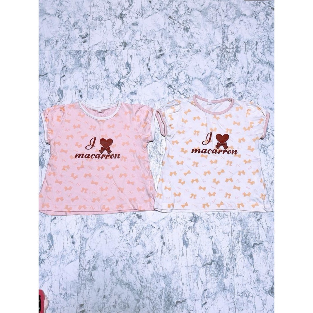 半袖 カットソー キッズ/ベビー/マタニティのキッズ服女の子用(90cm~)(Tシャツ/カットソー)の商品写真