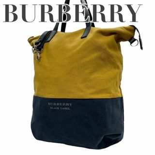 BURBERRY BLACK LABEL - バーバリーブラックレーベル　N キャンバス　2way　肩掛け　トートバッグ