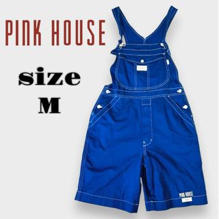 PINK HOUSE - 【極美品】ピンクハウス　オーバーオール　デニム　コットン１００％　ロゴ入り　M