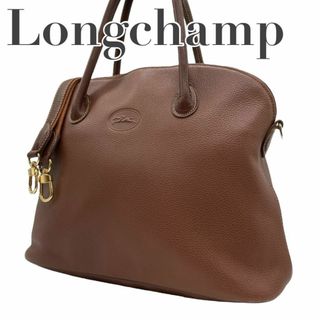 LONGCHAMP - LONGCHAMP　ロンシャン　E11　レザー　2way　ハンドバッグ　斜め掛け