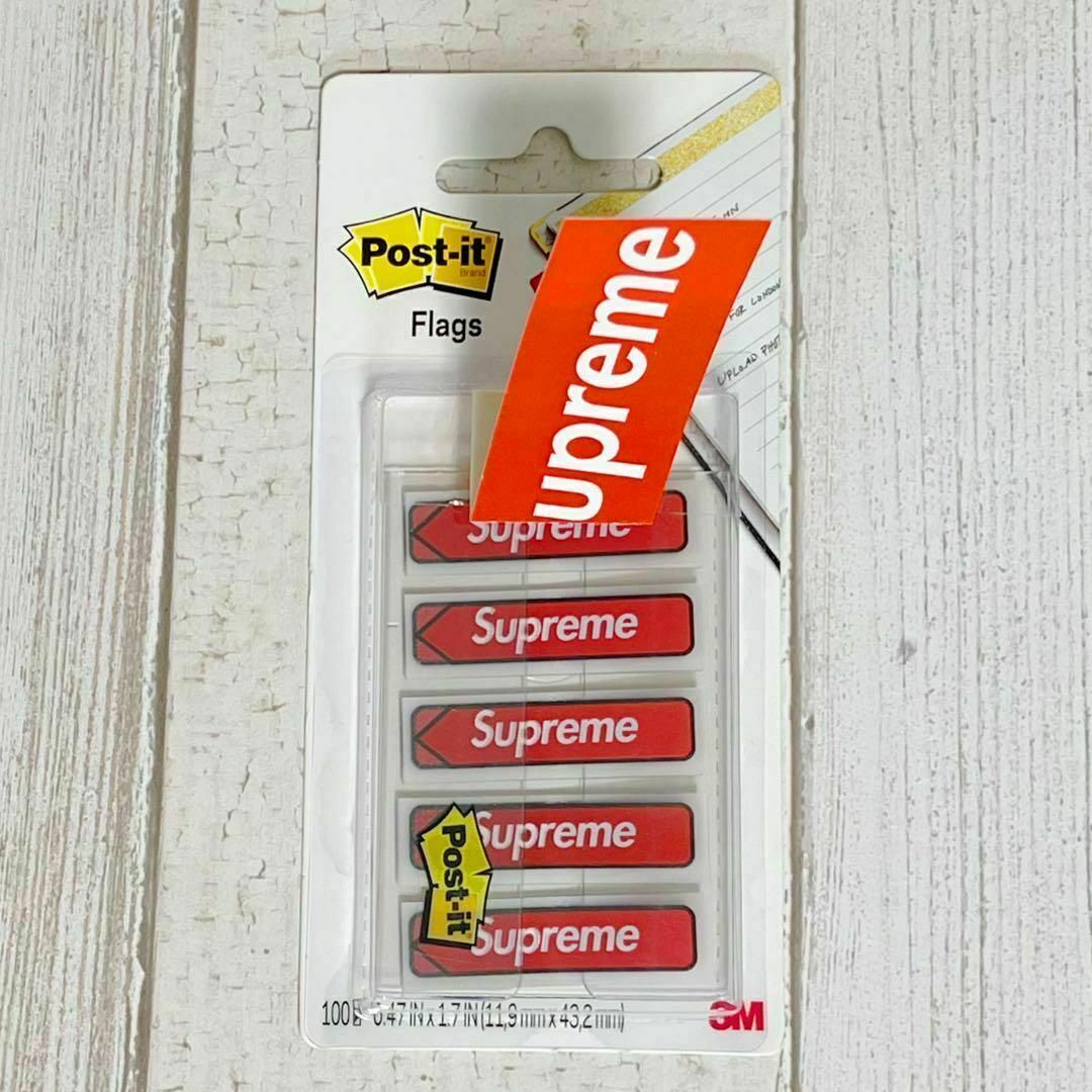 Supreme(シュプリーム)のシュプリーム ポストイット フラッグス レッド ロゴ 新品 未使用 未開封 メンズのメンズ その他(その他)の商品写真