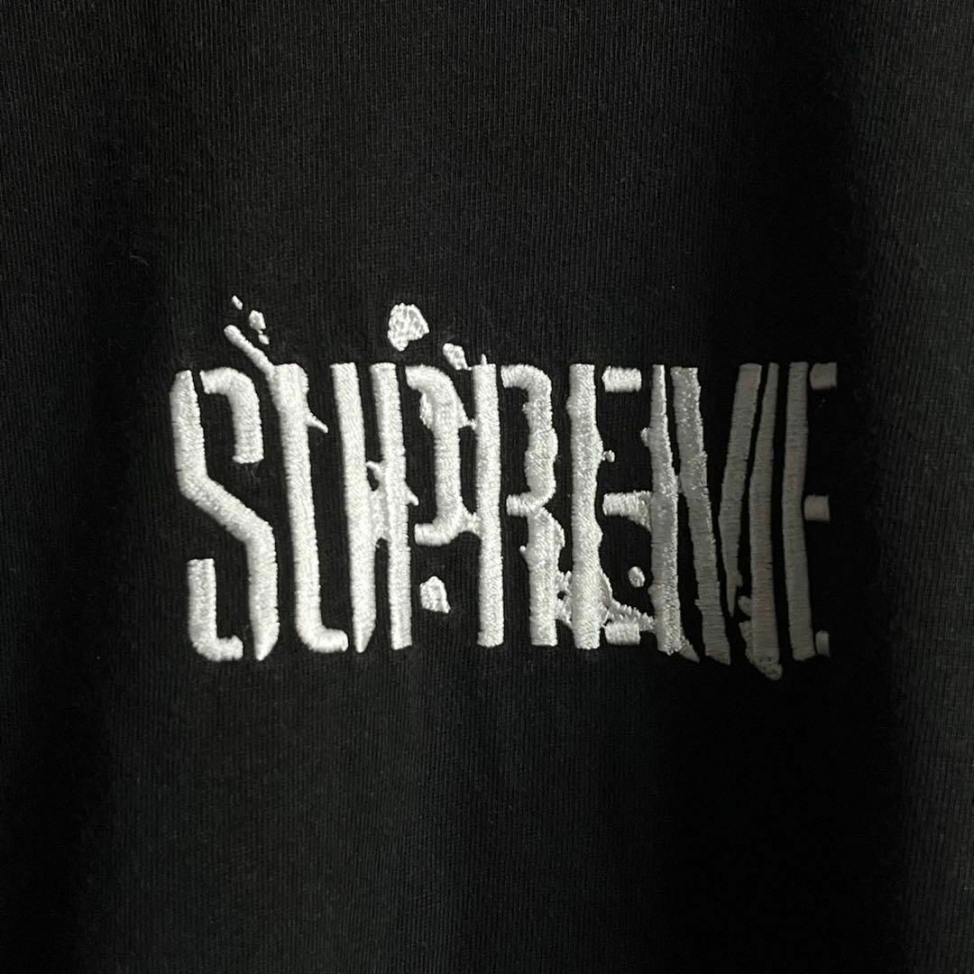 Supreme(シュプリーム)の【希少デザイン】シュプリーム☆立体センター刺繍ロゴ入り半袖Tシャツ　即完売 メンズのトップス(Tシャツ/カットソー(半袖/袖なし))の商品写真