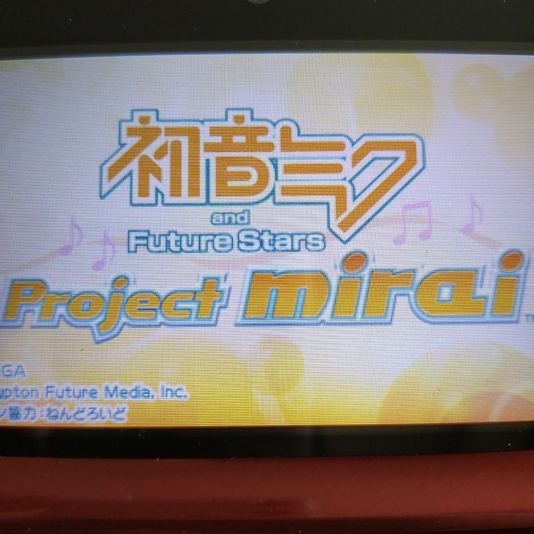 ニンテンドー3DS(ニンテンドー3DS)の初音ミク and Future Stars Project mirai エンタメ/ホビーのゲームソフト/ゲーム機本体(携帯用ゲームソフト)の商品写真