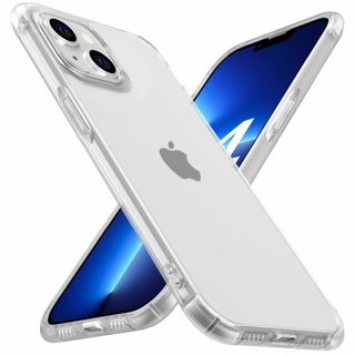 【色: マットクリア】iPhone 14 ケース 米軍MIL規格 ハード PC (その他)