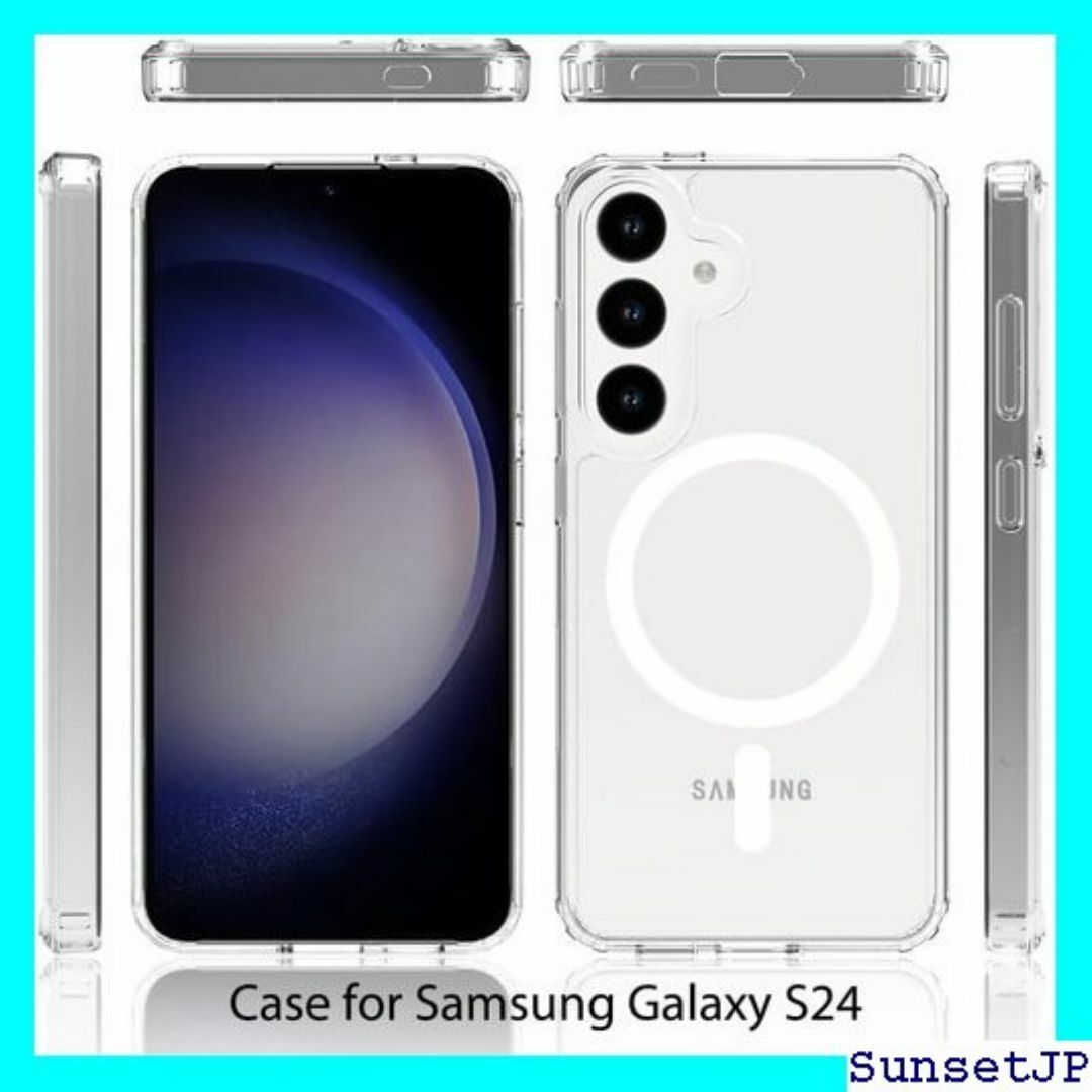 ☆新品☆ MagSafe対応! 全透明! Samsung 4 バンパー 119 スマホ/家電/カメラのスマホ/家電/カメラ その他(その他)の商品写真