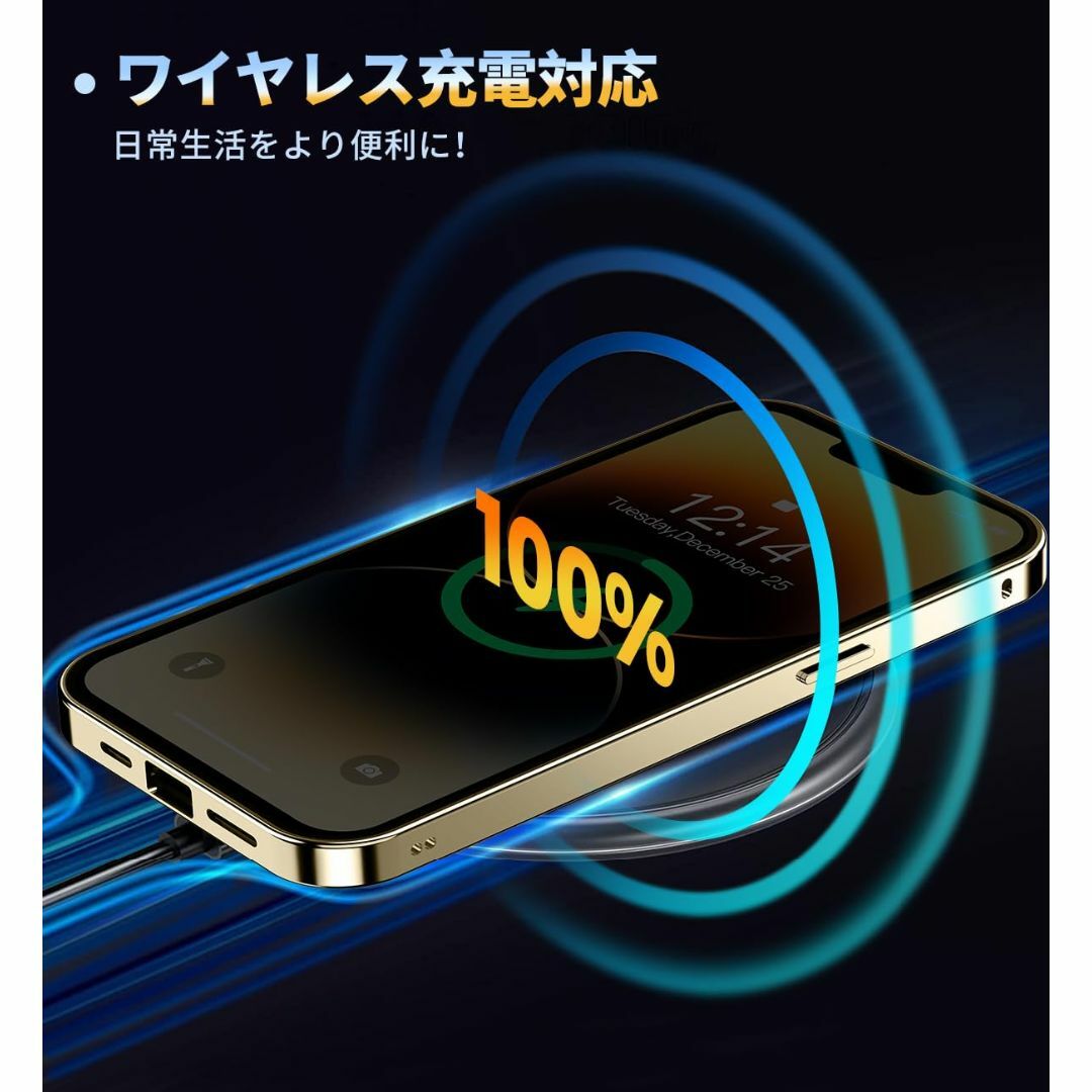 HGUTREY【覗き見防止・自動ポップアップボタン】 iPhone14 Plus スマホ/家電/カメラのスマホアクセサリー(その他)の商品写真