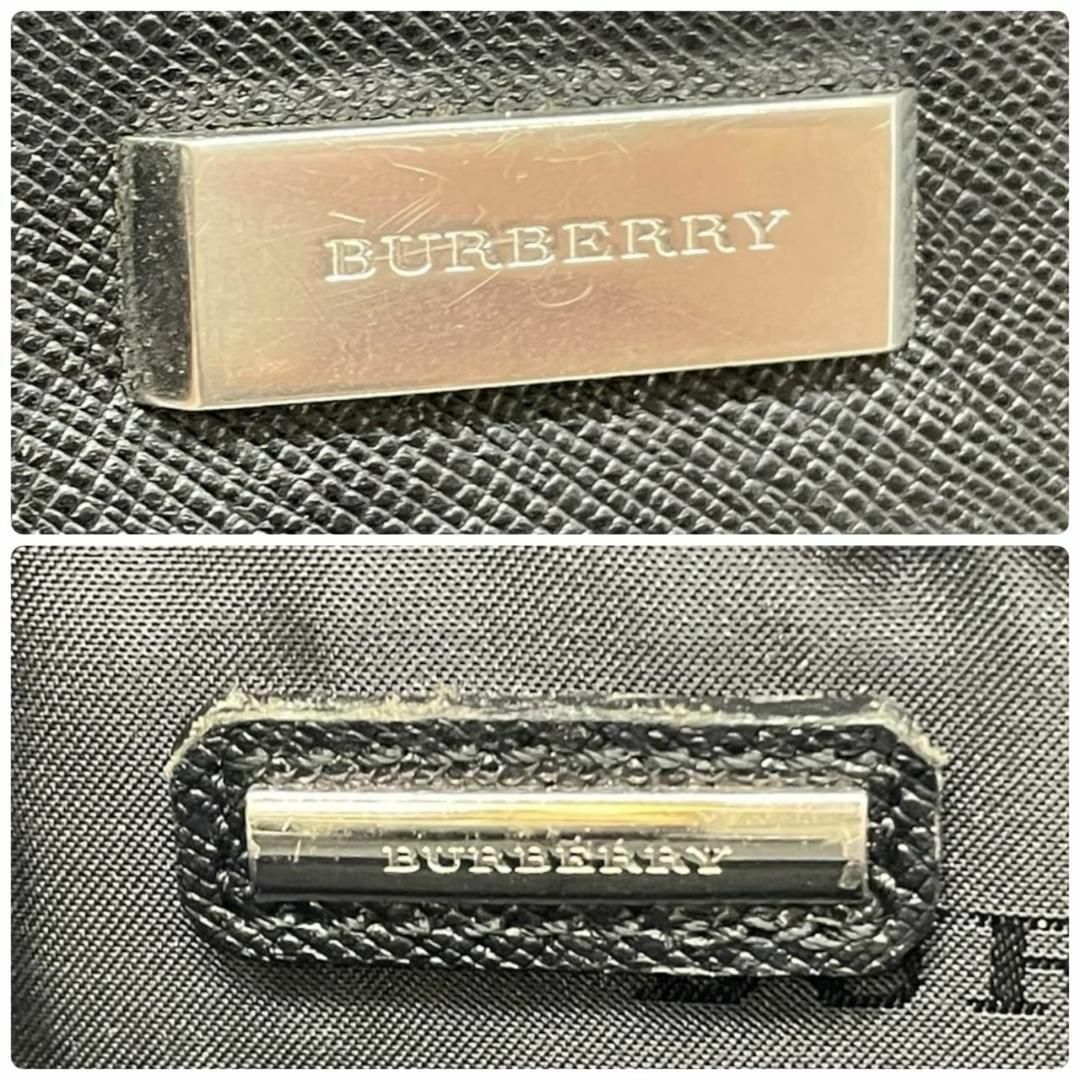 BURBERRY(バーバリー)のBurberry バーバリー　s87 レザー　クラッチバッグ　セカンドバッグ　黒 メンズのバッグ(セカンドバッグ/クラッチバッグ)の商品写真